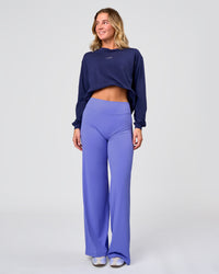 Woman wearing Elixir High-Rise Pant - Bluebell | Model:Amity | Size:S | Thumbnail Index: 3