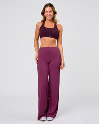 Woman wearing Elixir High-Rise Pant - Boysenberry | Model:Amity | Size:S | Thumbnail Index: 1
