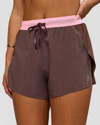 Woman wearing Accelerate 3" High-Rise Running Short - Neapolitan | Model:Bianca | Size:S | Thumbnail Index: 2