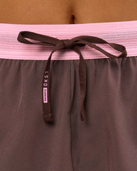Woman wearing Accelerate 3" High-Rise Running Short - Neapolitan | Model:Bianca | Size:S | Thumbnail Index: 6