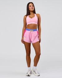 Woman wearing Accelerate 3" High-Rise Running Short - Ultra Pink-Tech Department | Model:Bianca | Size:S | Thumbnail Index: 5