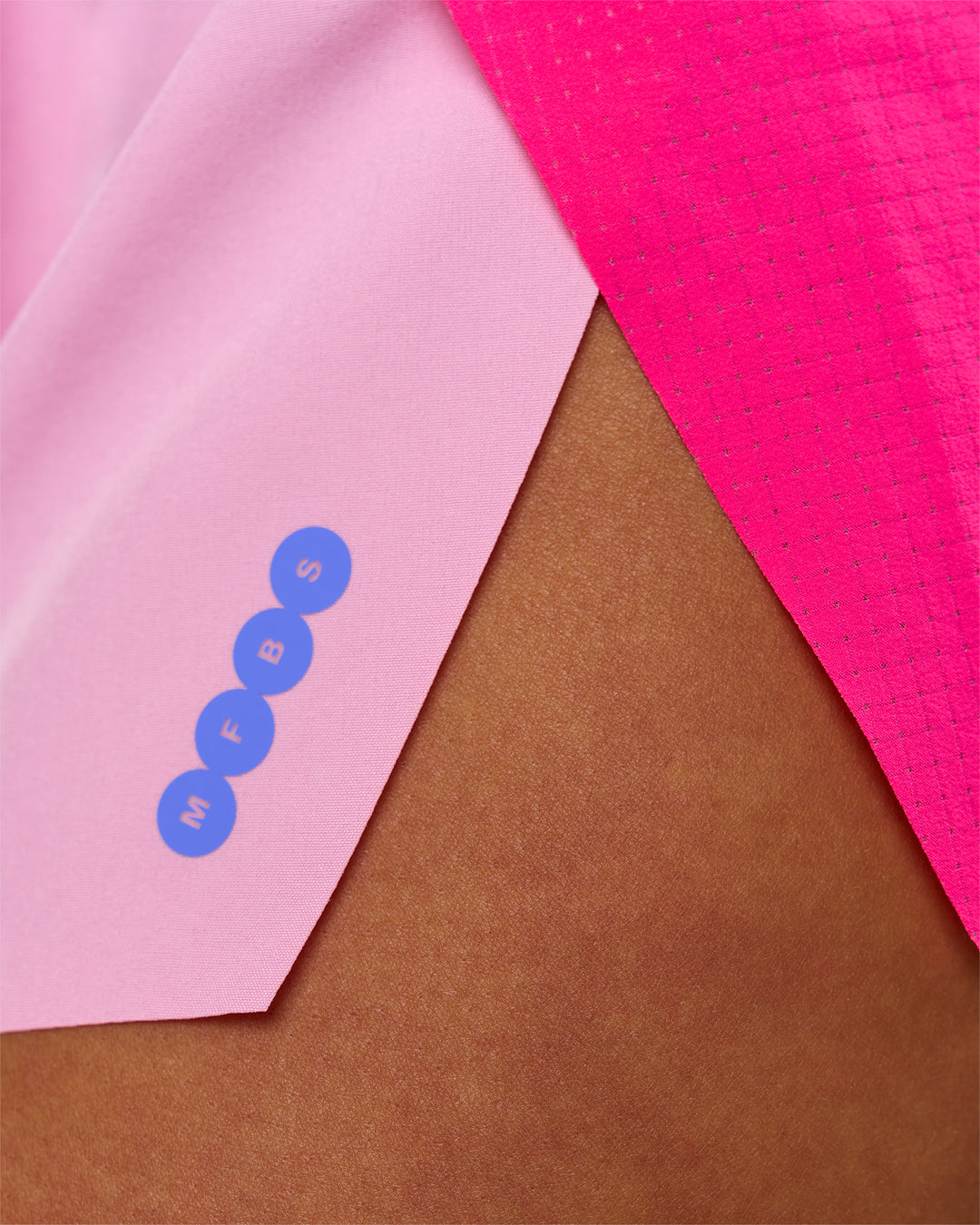 Woman wearing Accelerate 3" High-Rise Running Short - Ultra Pink-Tech Department | Model:Bianca | Size:S - view 12