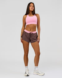 Woman wearing Accelerate 3" Mid-Rise Running Short - Neapolitan | Model:Bianca | Size:S | Thumbnail Index: 6