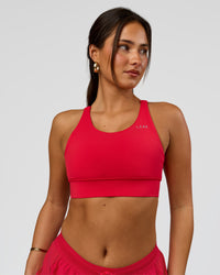 Woman wearing Accelerate Sports Bra - Scarlet | Model:Bianca | Size:S | Thumbnail Index: 3