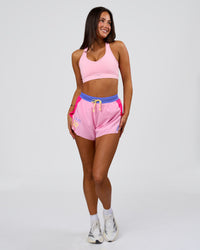 Woman wearing Stamina Amplify Sports Bra - Pink Rose | Model:Bianca | Size:S | Thumbnail Index: 10