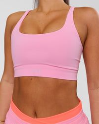 Woman wearing Vision Sports Bra - Pink Rose | Model:Bianca | Size:S | Thumbnail Index: 2