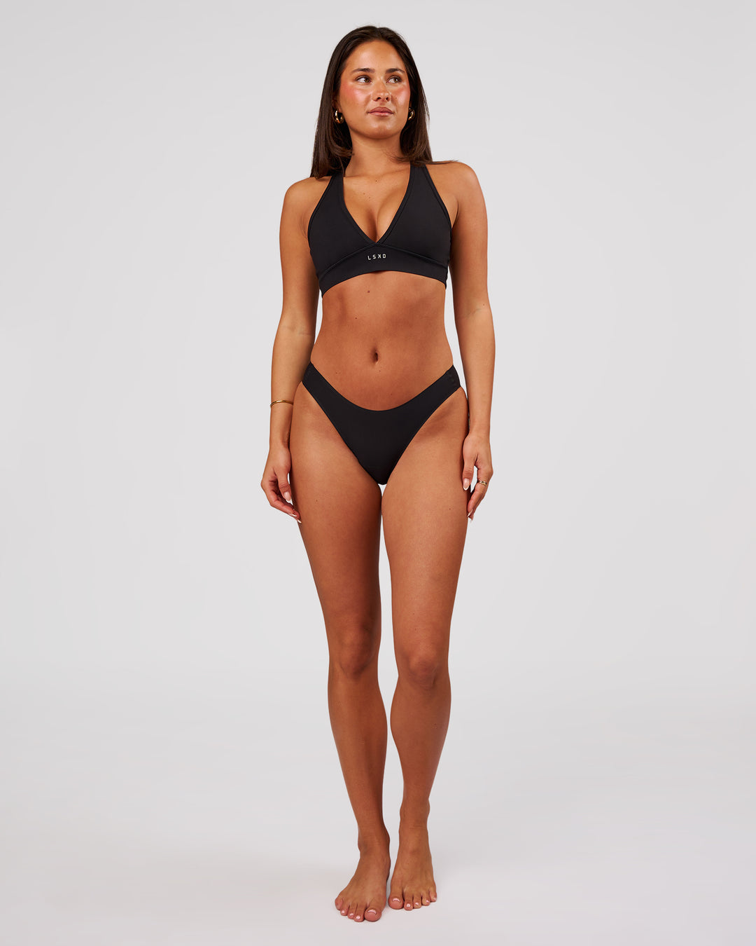 Woman wearing Zero Brief 2pk - Black | Model:Bianca | Size:S - view 6