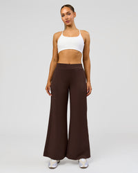 Woman wearing Elevate SoftTouch Wide Leg Pant - Hot Chocolate | Model:Claire | Size:S | Thumbnail Index: 1