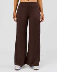 Woman wearing Elevate SoftTouch Wide Leg Pant - Hot Chocolate | Model:Claire | Size:S | Thumbnail Index: 3