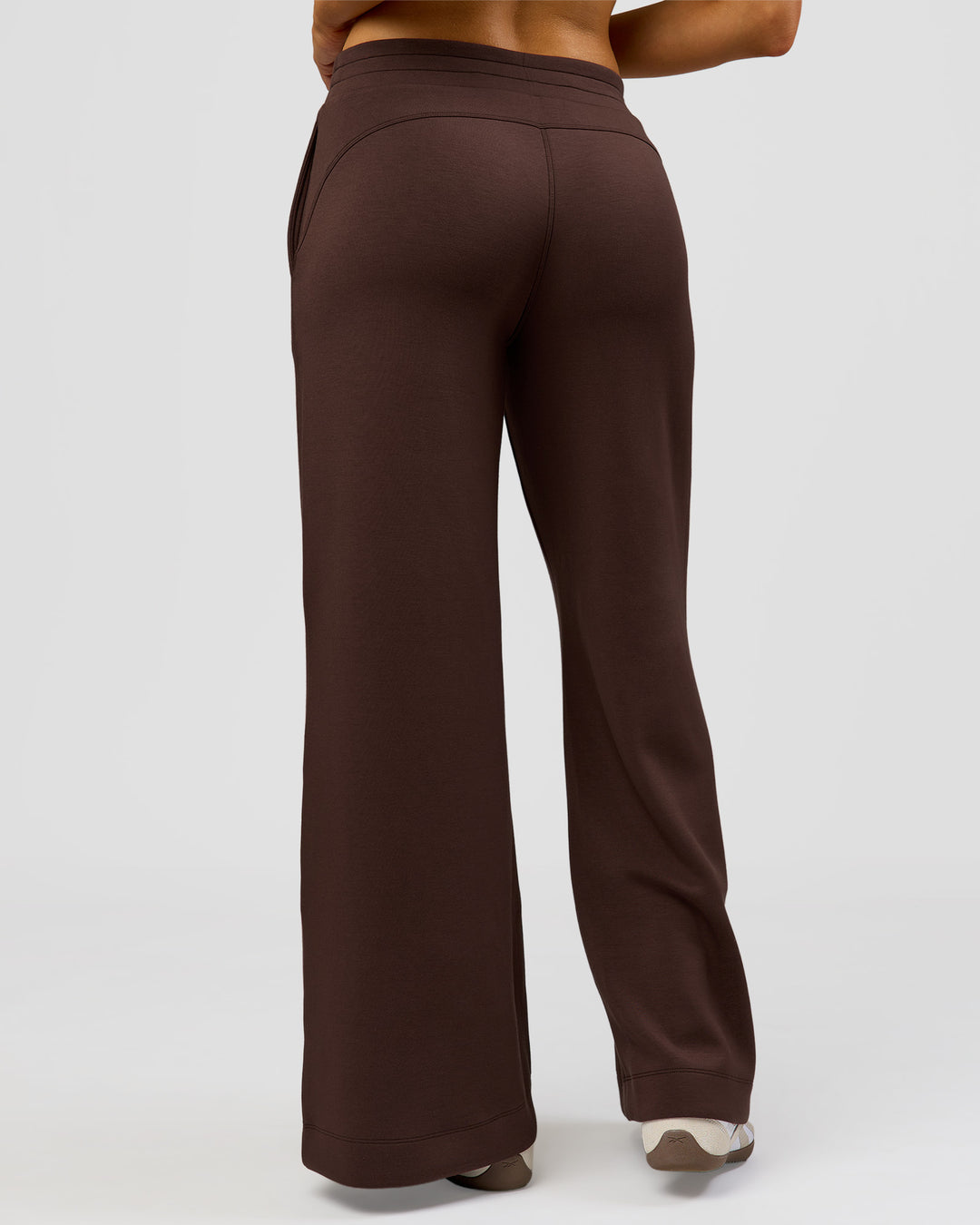 Woman wearing Elevate SoftTouch Wide Leg Pant - Hot Chocolate | Model:Claire | Size:S - view 7