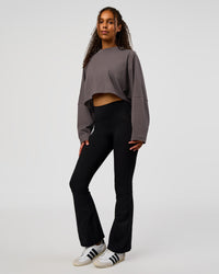 Woman wearing Street Surge Long Sleeve Tee - Duskstone | Model:Jordan | Size:S | Thumbnail Index: 4