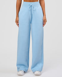Woman wearing Go-To Script Wide Leg Track Pant - Open Air | Model:Charli | Size:XS | Thumbnail Index: 4
