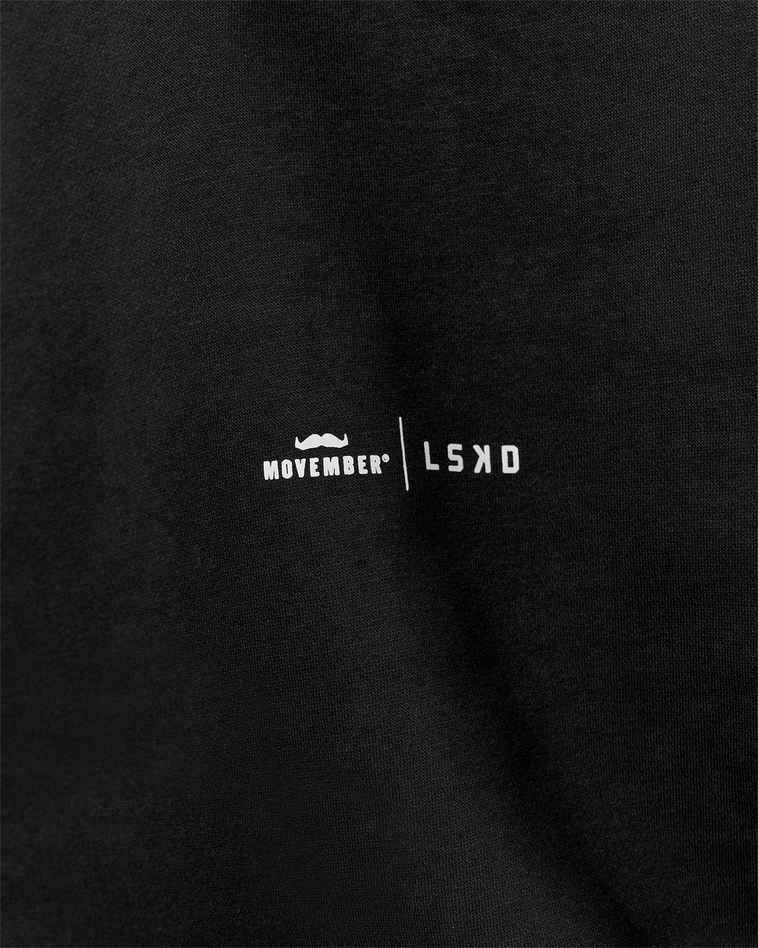 Woman wearing Movember x LSKD Oversized Hoodie - Black | Model:Charli | Size:XS - view 16