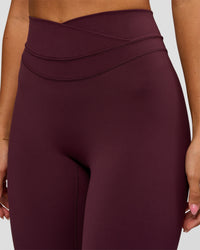 Woman wearing Solstice High-Rise Full Length Legging - Cherry Lacquer | Model:Charli | Size:XS | Thumbnail Index: 6