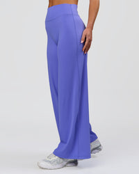 Woman wearing Elixir High-Rise Petite Pant - Bluebell | Model:Issy | Size:XS | Thumbnail Index: 9