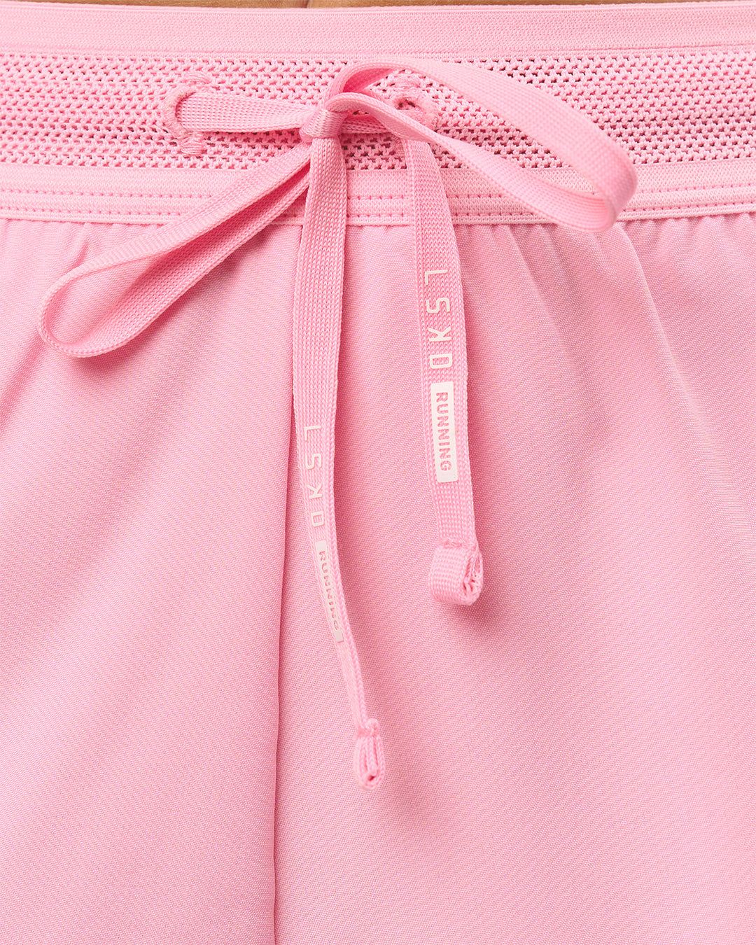 Woman wearing Accelerate 3" High-Rise Running Short - Pink Rose | Model:Taneisha | Size:XS - view 8