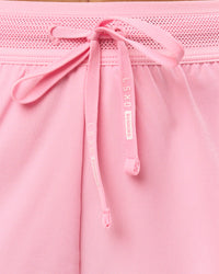 Woman wearing Accelerate 3" High-Rise Running Short - Pink Rose | Model:Taneisha | Size:XS | Thumbnail Index: 7