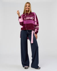 Woman wearing Elixir High-Rise Tall Pant - Midnight Navy | Model:Taneisha | Size:XS | Thumbnail Index: 2