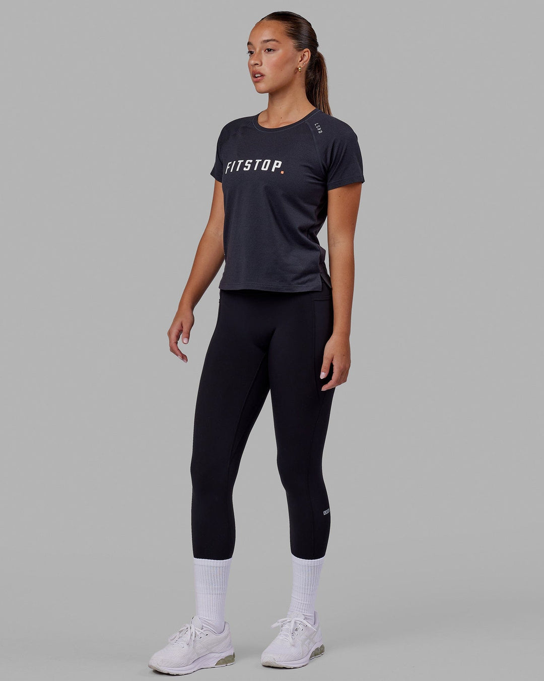 LSKD x FS VapourFLX Trainer Tee - Black Marl - view 3