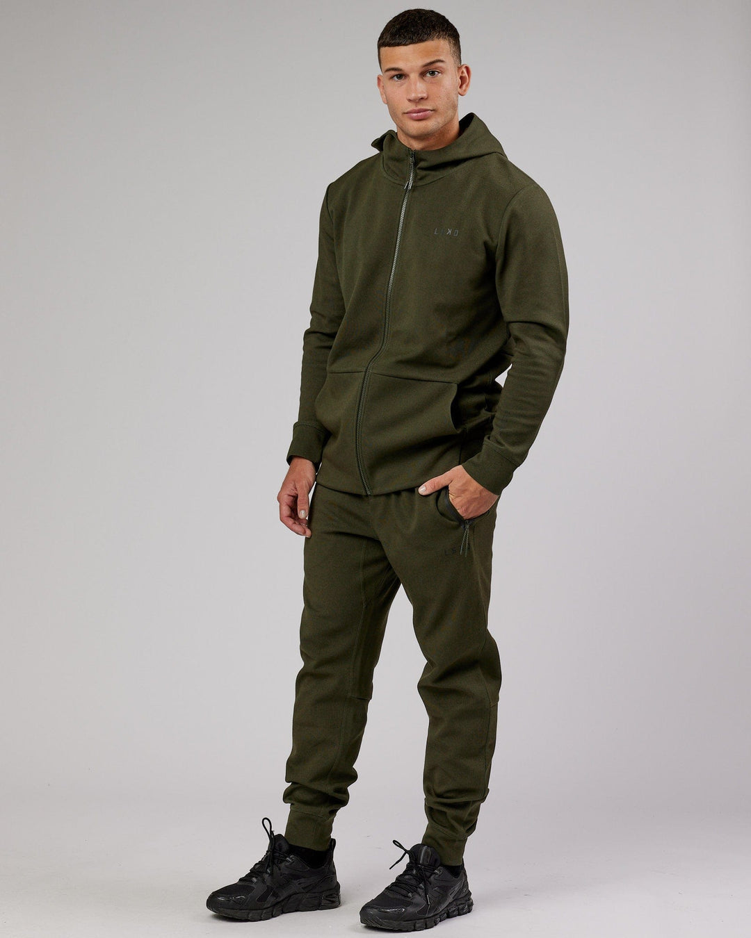Athlete ForgedFleece Zip Up Hoodie - Forest Night - view 7
