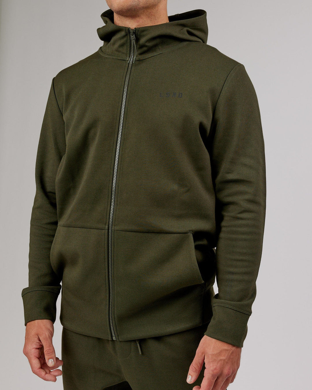 Athlete ForgedFleece Zip Up Hoodie - Forest Night - view 9