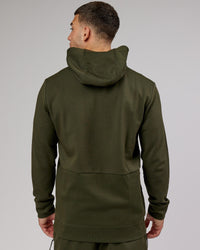Athlete ForgedFleece Zip Up Hoodie - Forest Night | Thumbnail Index: 9