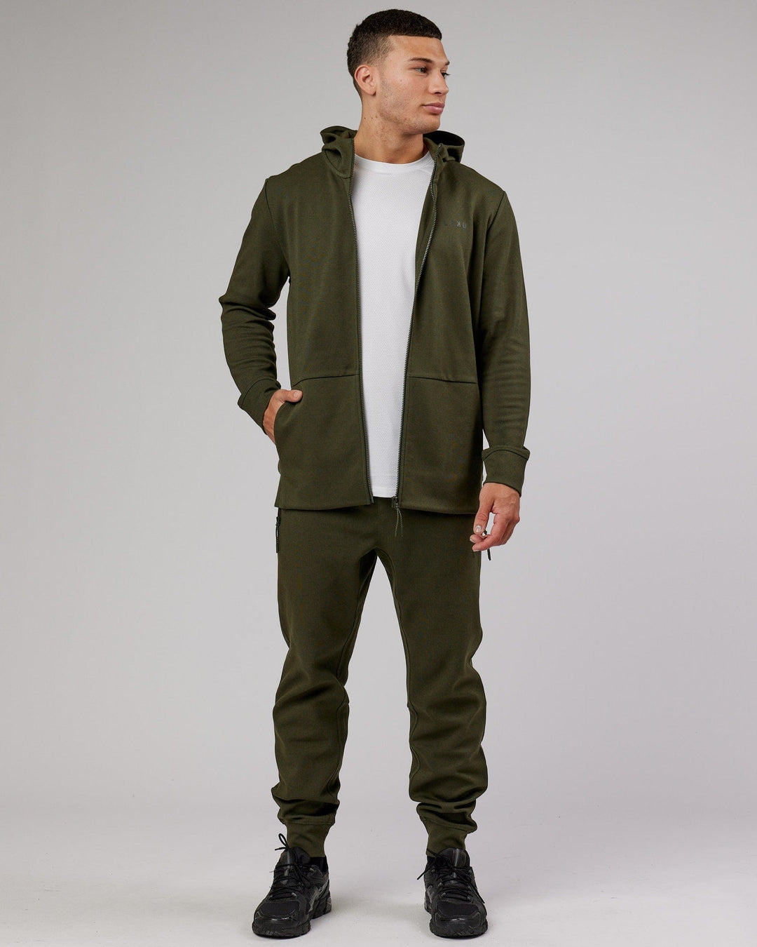 Athlete ForgedFleece Zip Up Hoodie - Forest Night - view 6