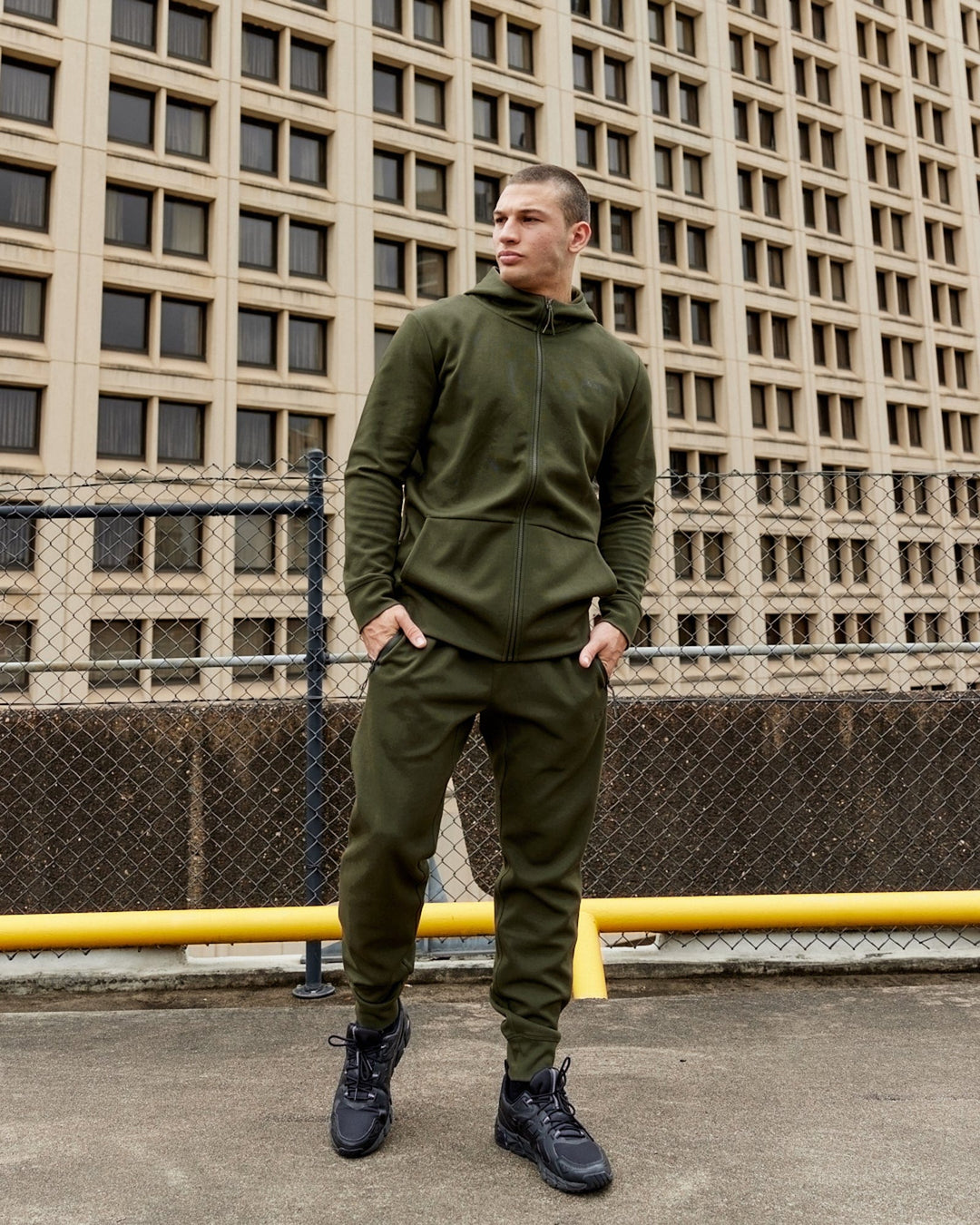 Athlete ForgedFleece Zip Up Hoodie - Forest Night - view 8
