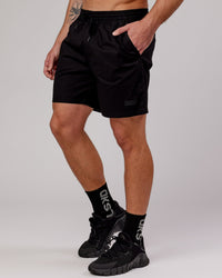 Daily 7" Short - Black-Black | Thumbnail Index: 2