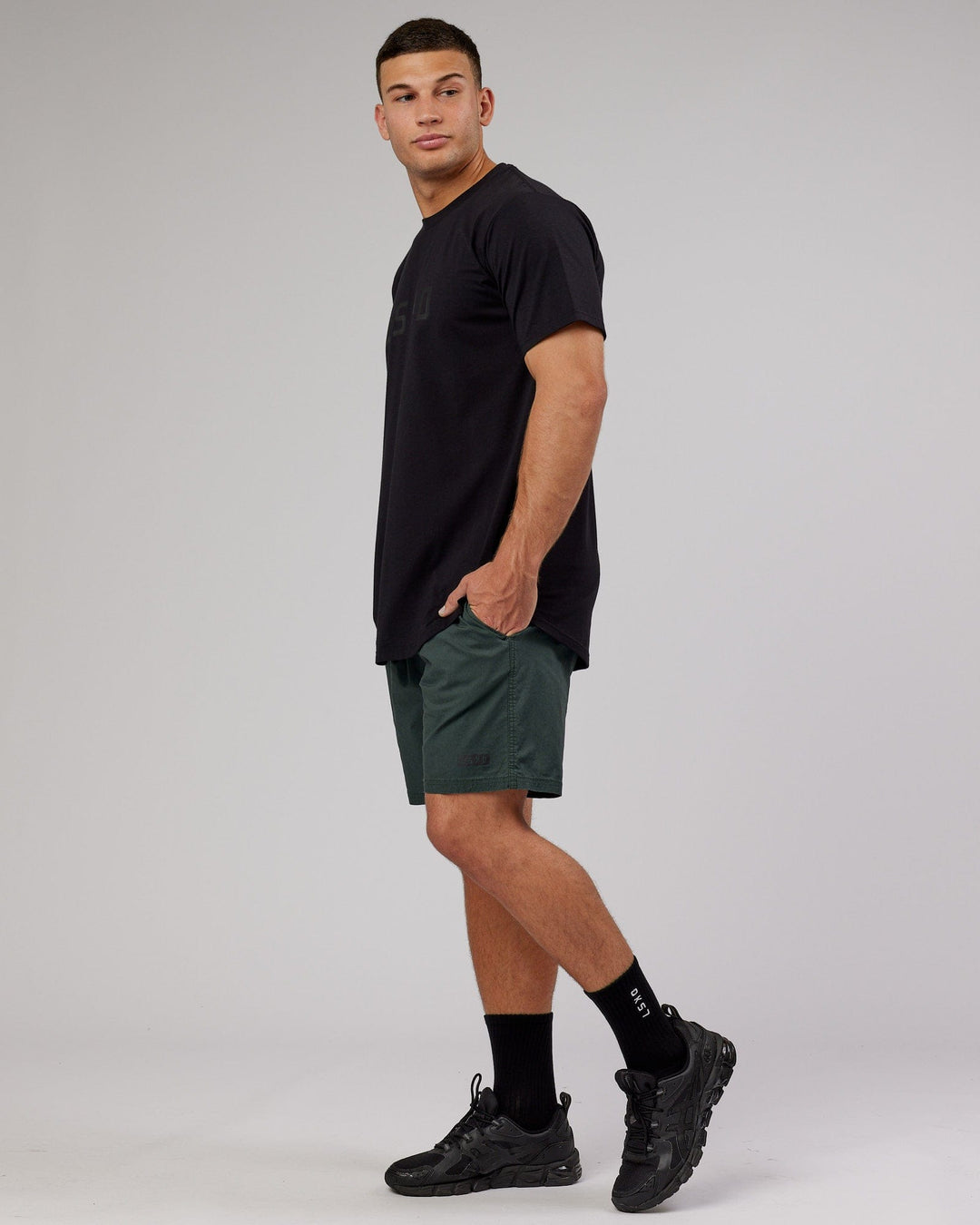 Man wearing Daily Short - Vital Green - view 4